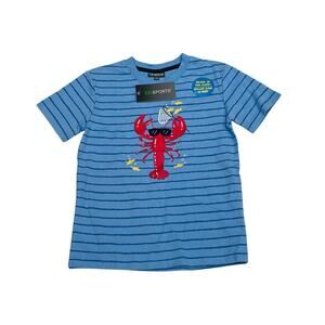 NWT CR Sports Size 7 Fishing Crawfish Tee